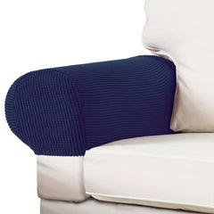 2pcs Grid Sofa Armrest Covers for Living Room Home Decor
