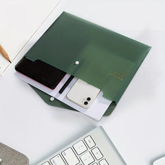 12pcs A4 Snap Button File Bag for Students