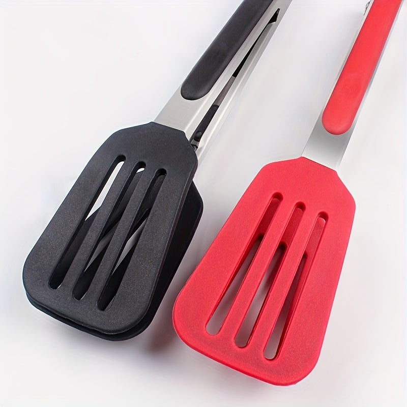 9-12 Square Head Shovel Clip Food Clip High Temp Silicone Non-stick Kitchen BBQ