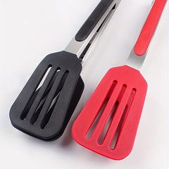9-12 Square Head Shovel Clip Food Clip High Temp Silicone Non-stick Kitchen BBQ