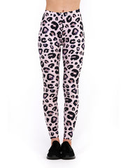 Leopard Print High Waist Leggings Sexy Long Length