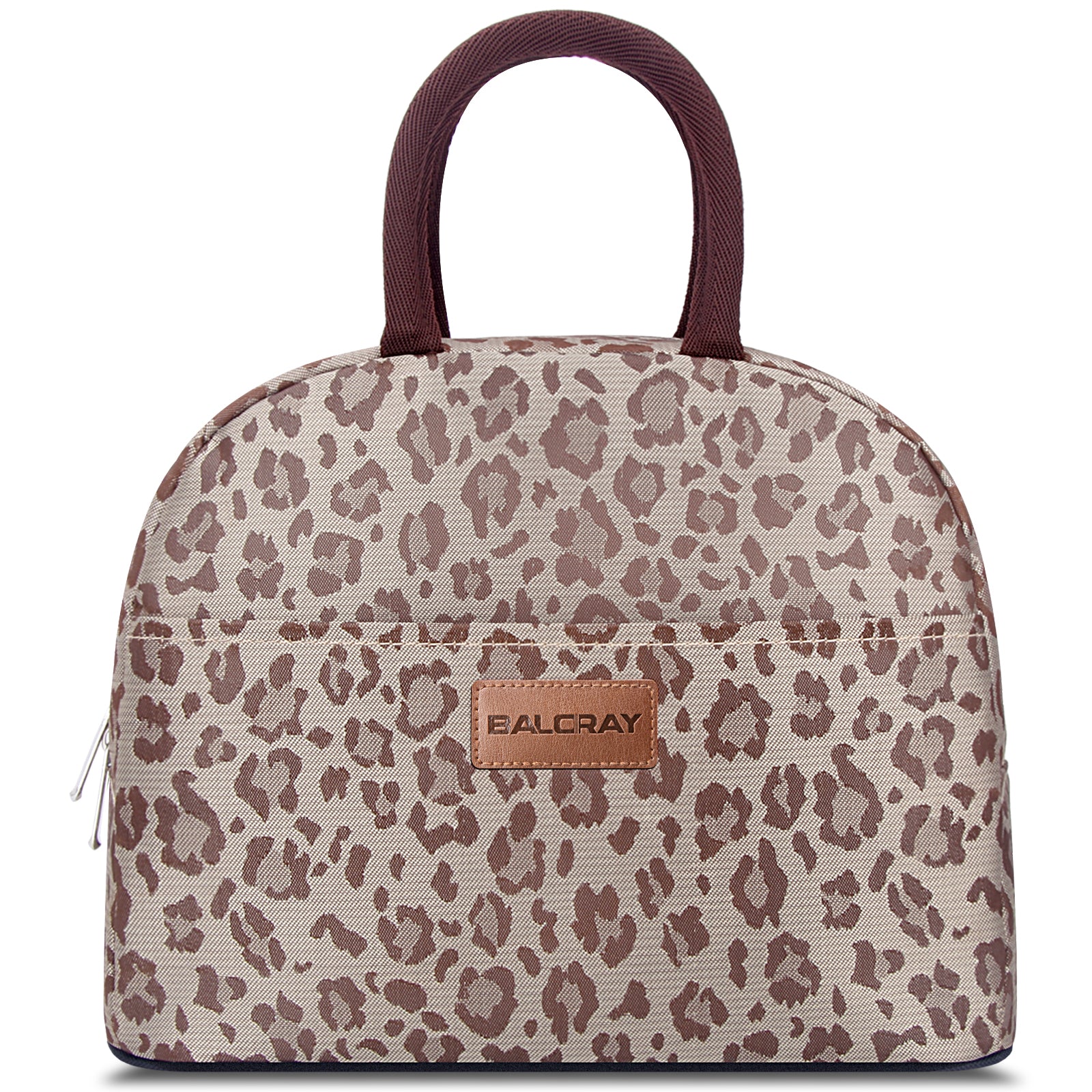Leopard Insulated Lunch Bag for Work School Picnic Travel