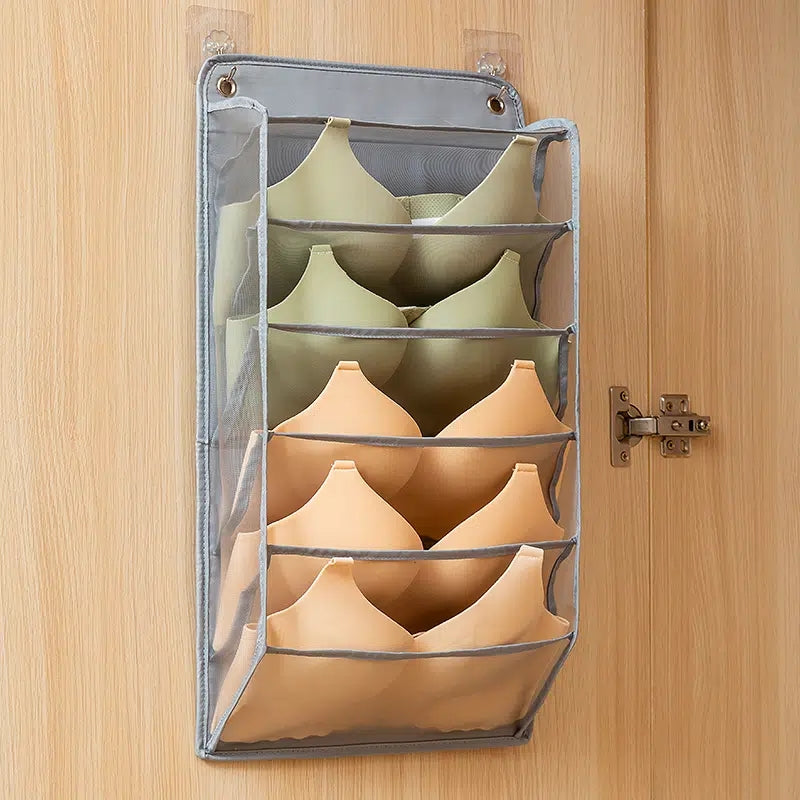 1pc Wall Hanging Storage Bag Underwear Socks Hanging Storage Bag