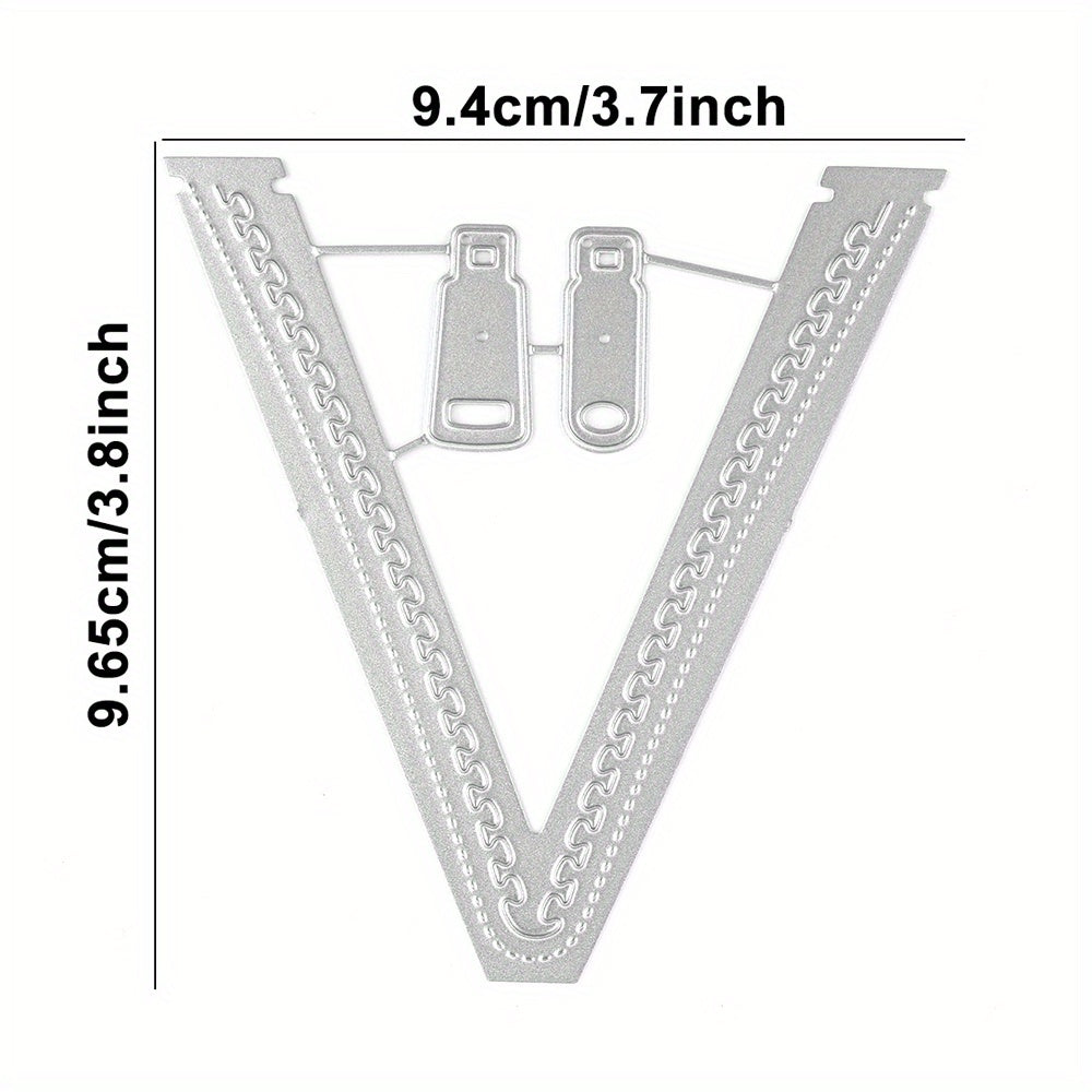 Zipper Cutting Dies for DIY Scrapbooking Album Card Making