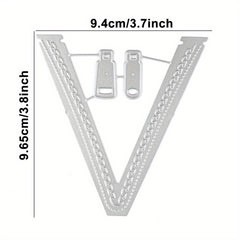 Zipper Cutting Dies for DIY Scrapbooking Album Card Making
