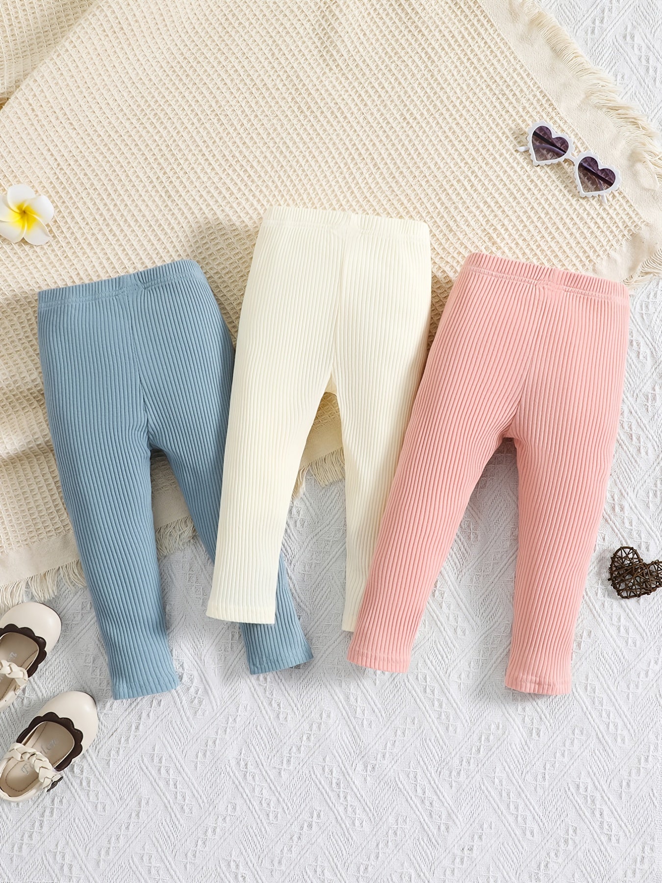 Cute 3 Piece Outfit for Girls Leggings & Toddler Clothes