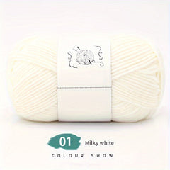 2pcs Thick Yarn Balls for DIY Crochet & Knitting Scarves Hats Gloves