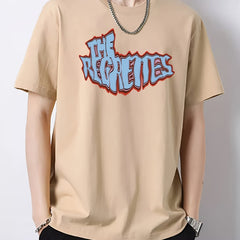 Men's Vintage Style Artistic Letters Print T Shirt