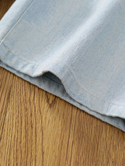 Boys Teen Casual Denim Shorts for Summer