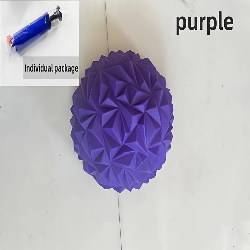 Yoga Exercise Massage Ball Half Fitness Ball With Inflator
