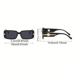 Rectangle Sunglasses UV400 Sun Shades for Driving