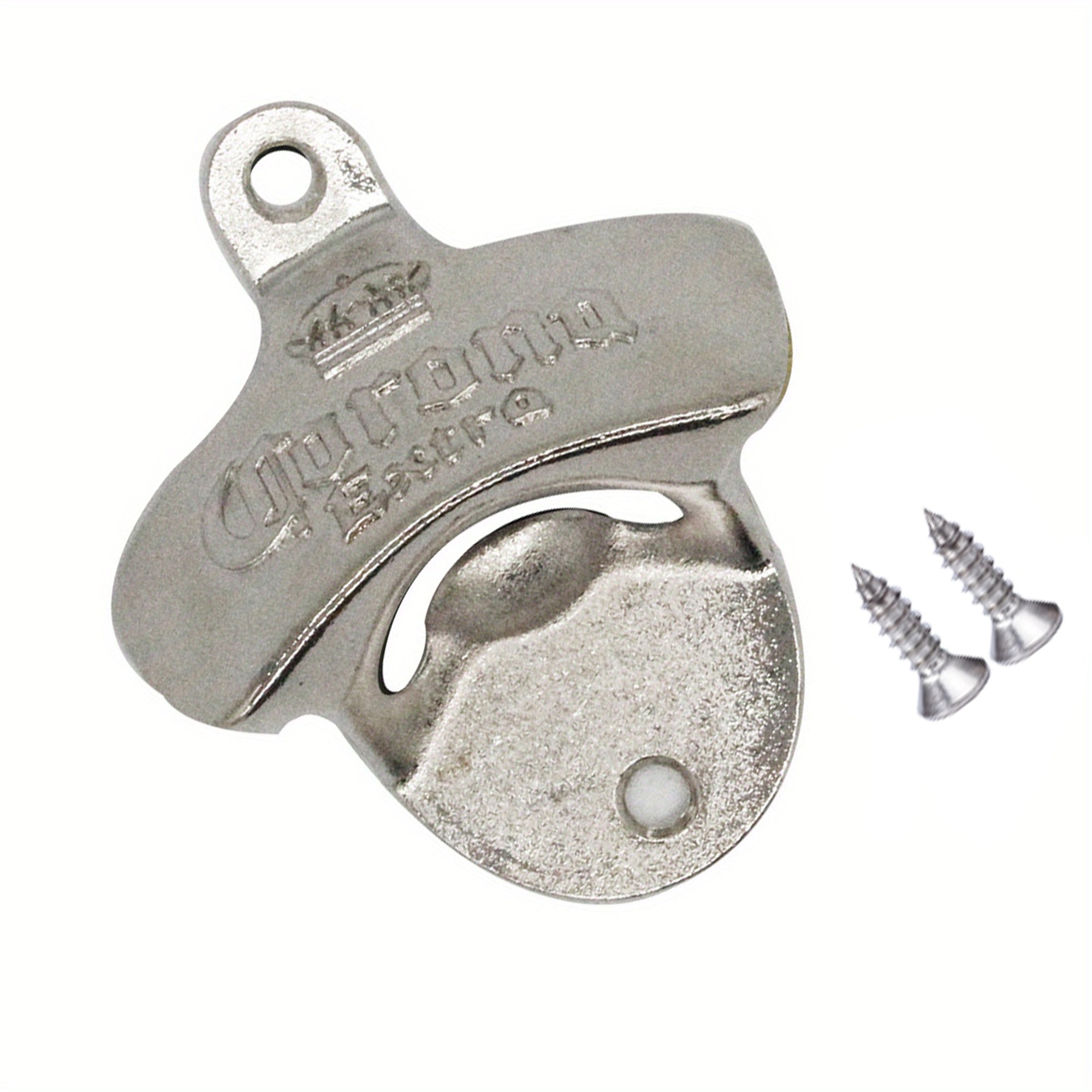 Vintage Beer Bottle Opener Wall Mount Antique Metal Hardware with Mount Screws