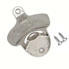 Vintage Beer Bottle Opener Wall Mount Antique Metal Hardware with Mount Screws