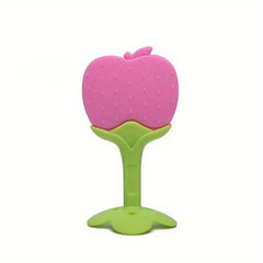 Soft Fruit Teether Silicone Soothing Teething Toy
