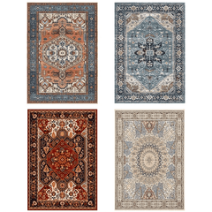 Boho Carpet Floor Mat Ethnic Style Persian Carpet 80 120 Polyester Rectangle Rug