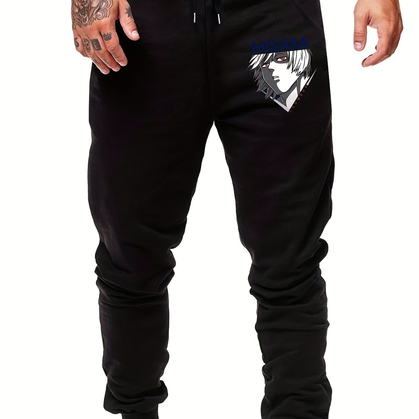 Anime Boy Print Men's Joggers Pants for Spring Summer Autumn