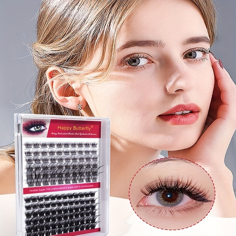 120 Clusters False Eyelashes 7 14mm Mixed DIY Segmented Eyelashes