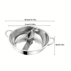 Stainless Steel Hot Pot Divider 30 33 02cm Sichuan Hotpot Shabu Pot