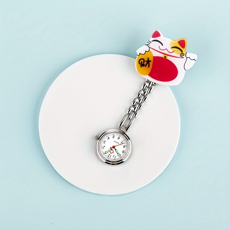 Nurse Watch Hanging Watch Chest Watch Cartoon Students Examination Digital