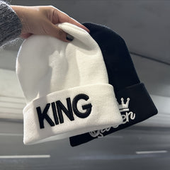 Knitted Beanie Hat Men Women Casual Winter Beanie