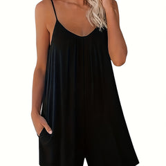 Casual Cami Romper Loose Jumpsuit for Women