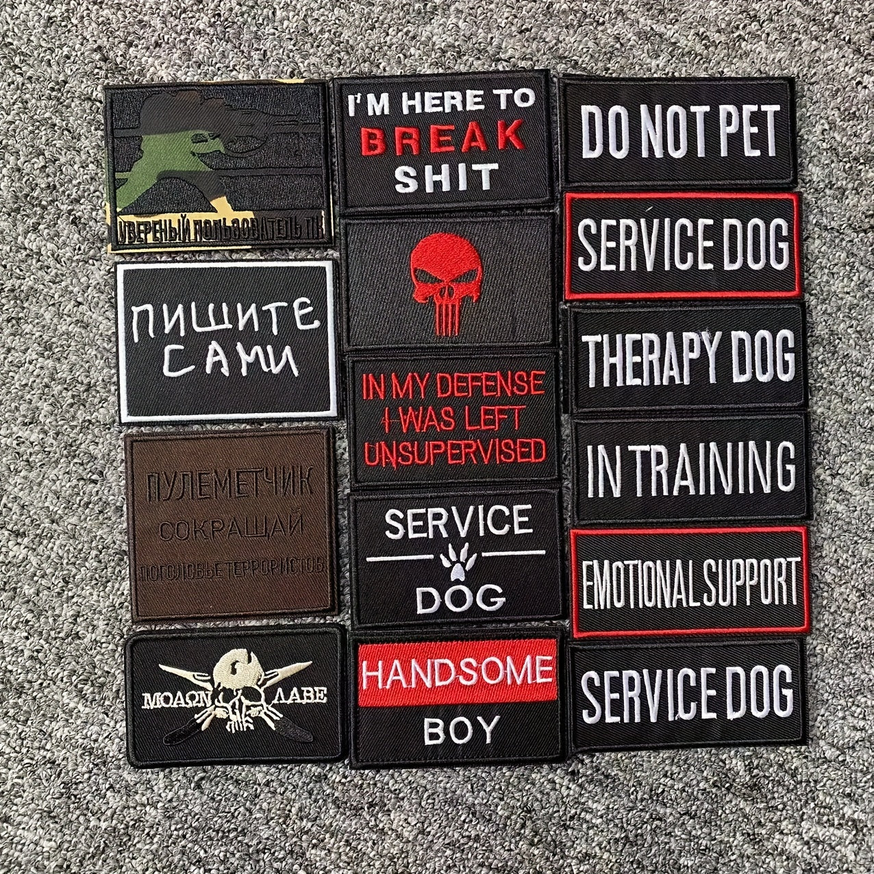 Funny Tactical Patch Hook Morale Patches for Vest Hat