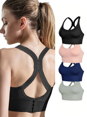 Adjustable Push Up Shockproof Yoga Bra Women's Activewear