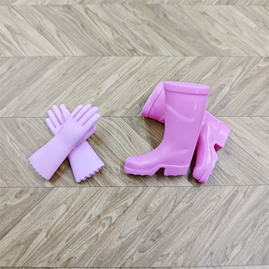 Colorful Rubber Gloves & Boots Set: Ideal Gift for Hobbyists