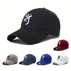 Scorpion Embroidery Baseball Cap Unisex Solid Sun Hat Adjustable Golf Dad Hat