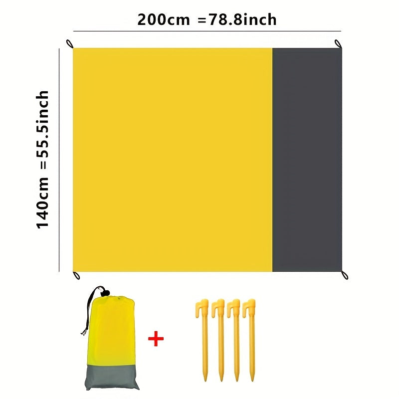 Portable Waterproof Beach Blanket for Camping and Picnic