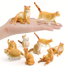 Orange Tabby British Shorthair Cat Ornament