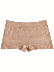 4pcs Mixed Boyshort Panties Low Waist Intimates Women's Lingerie