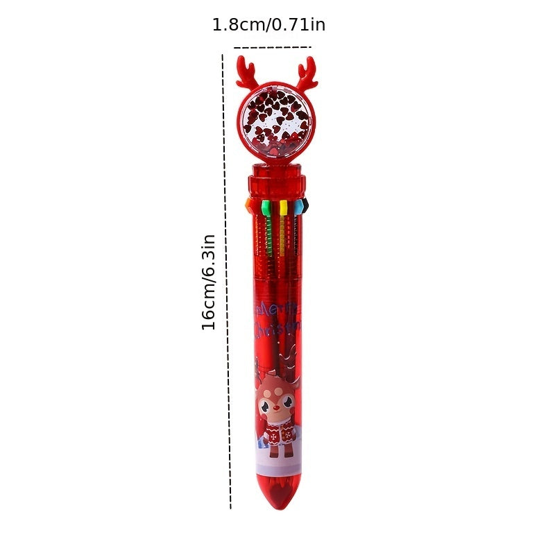 2pcs Christmas Ballpoint Pen Set for Students and Children