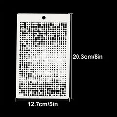 Round Hole Background Stencils Shoe Stencils Graffiti Stencils DIY Art Stencils