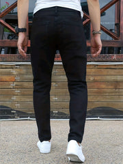 Men's Slim Fit Jeans Casual Street Style Denim Pants