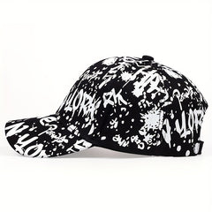Men's YDN Graffiti Baseball Cap Adjustable Casual Hat
