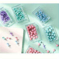 DIY Fixed Pins Painting Cork Board Thumbtacks Office Stationery