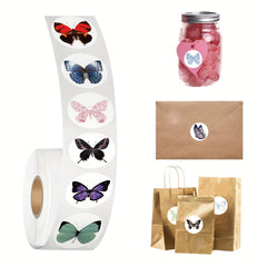 200pcs Butterfly and Rainbow Stickers