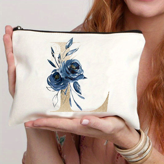 Chic Letter Print Cosmetic Bag for Bridesmaids