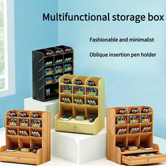 DIY Pen Holder Storage Box - Office, Classroom, Home Organizer