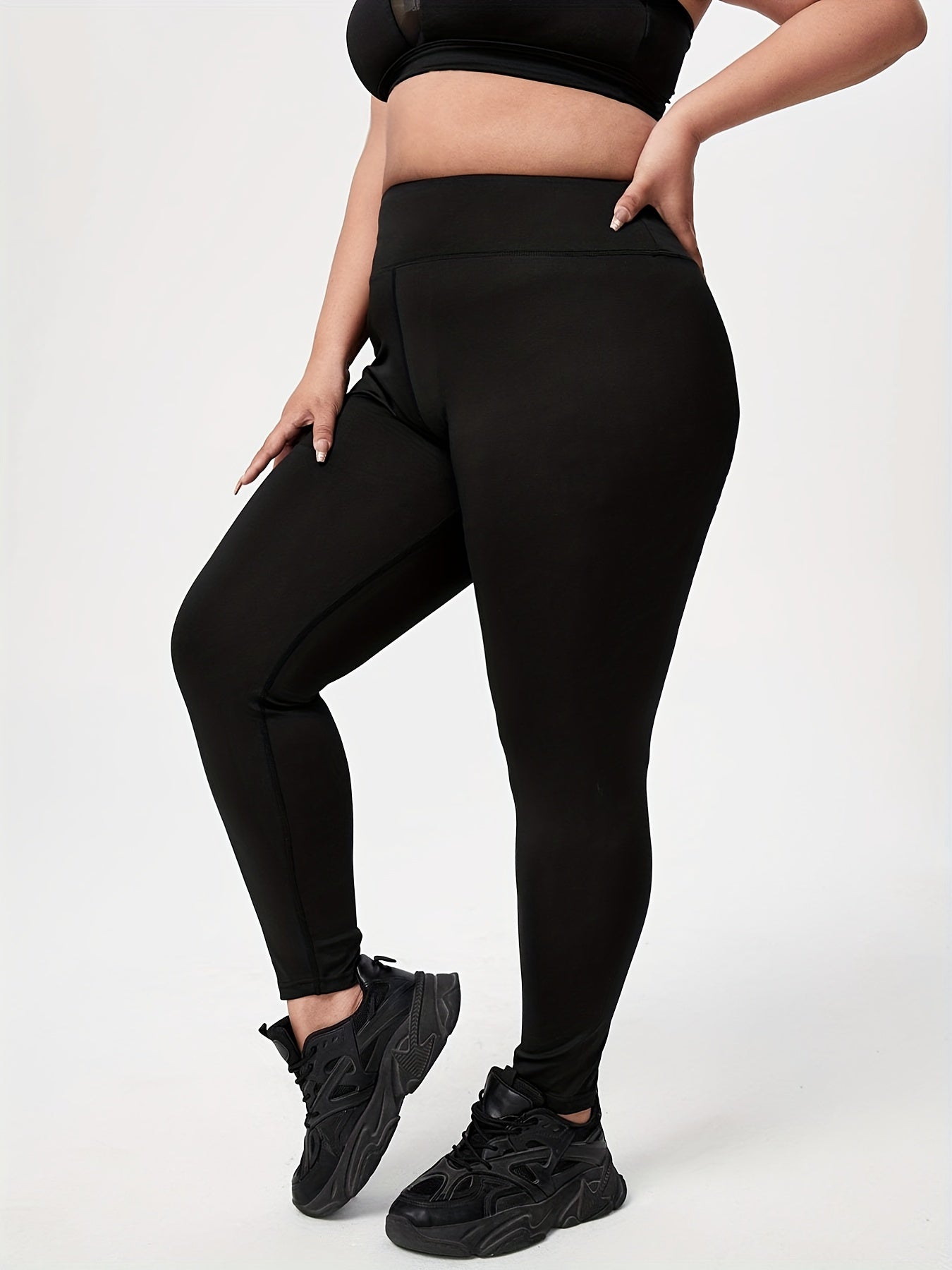 Basic Sports Leggings - High Stretch Skinny Leggings