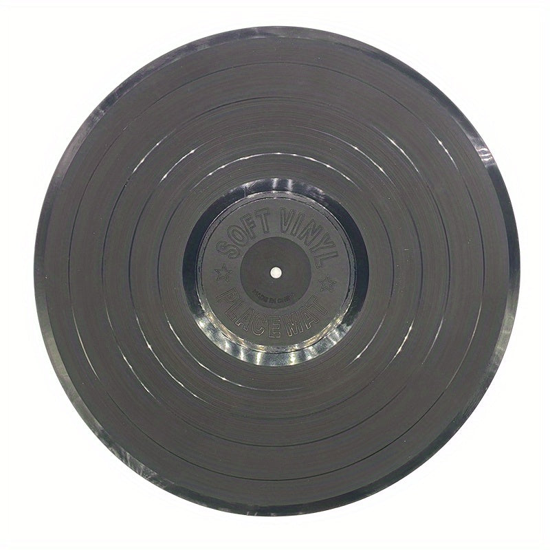 Vinyl Record Placemats 30'' Waterproof Non Slip Heat Resistant Table Mat