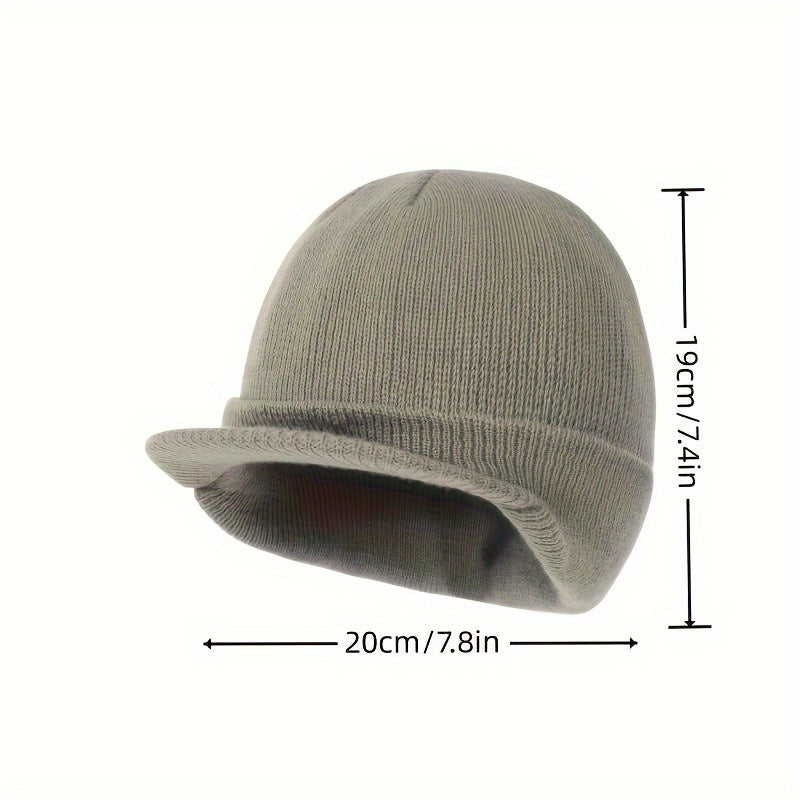 Beanie Knit Hat Winter Warmth Ear Protection