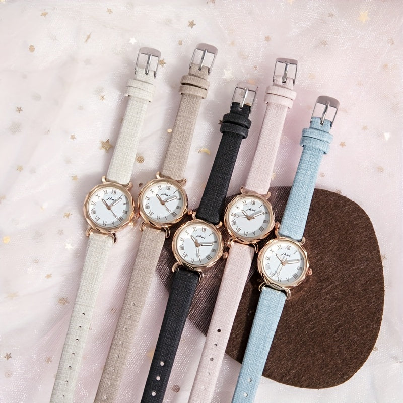 Kids' Roman Dial Alloy Pointer Quartz Watch Gift