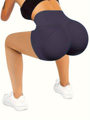 Women's Activewear Solid High Waist Sexy Yoga Shorts