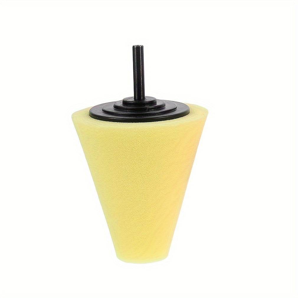 5pcs Polishing Cone Sponge Buffing For Car Wheel Hub Care Metal Polish