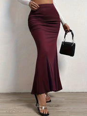 Pleated Bag Hip Skirt for Spring & Summer Women's Clothing