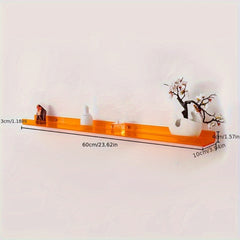 Acrylic Hanging Wall Shelf Floating Shelf BookDisplay Shelf