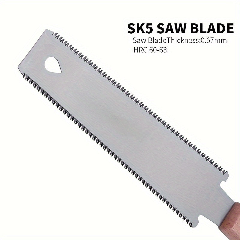 Double Edged Saw SK 5 Steel Small Hand Saw For Trimming Woodworking
