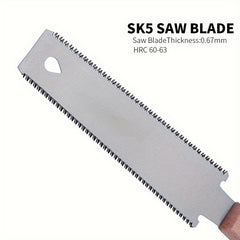 Double Edged Saw SK 5 Steel Small Hand Saw For Trimming Woodworking